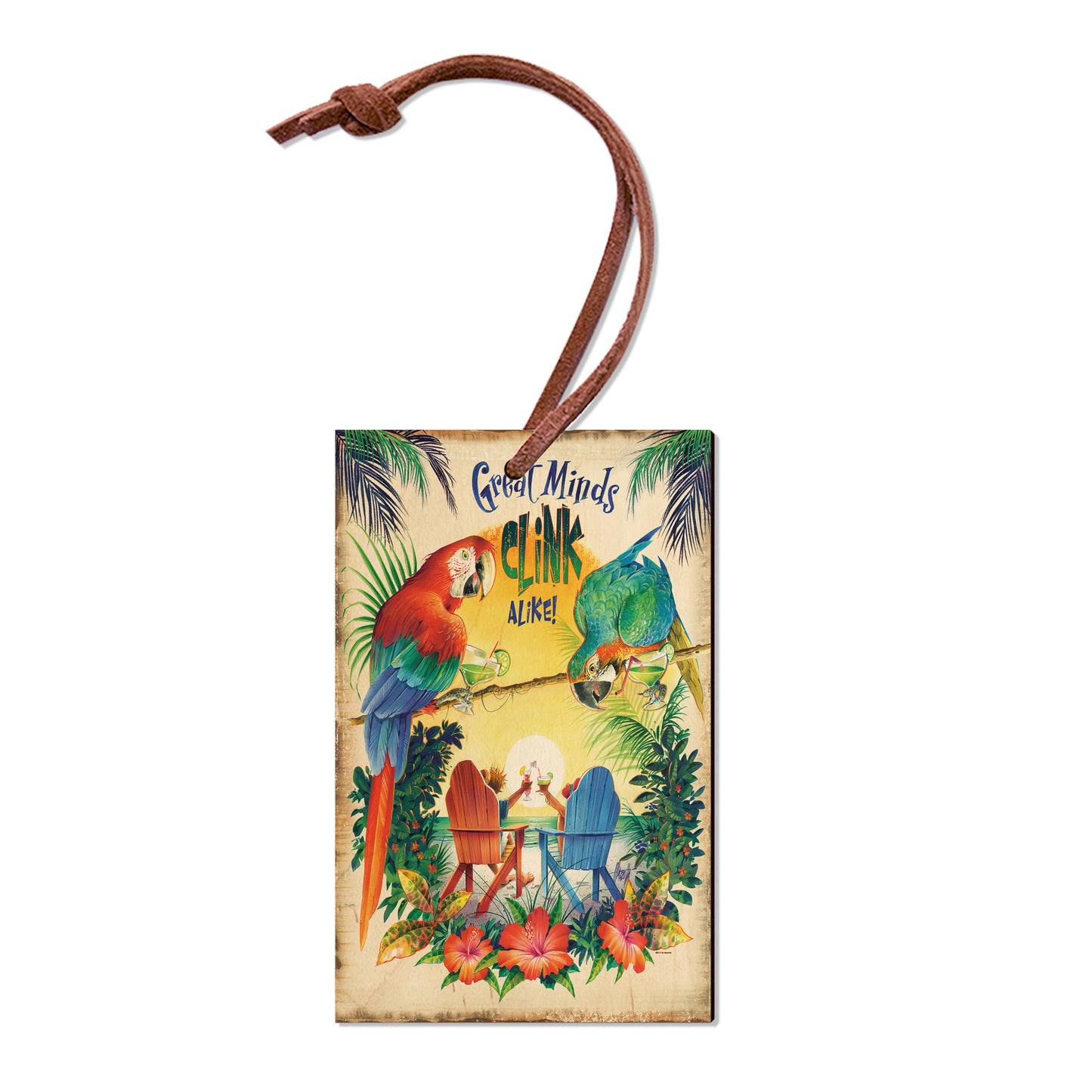 Mazzotta's Great Minds Clink Alike - Classic Edge Classic Edge Ornament (5pk // $2.80ea)