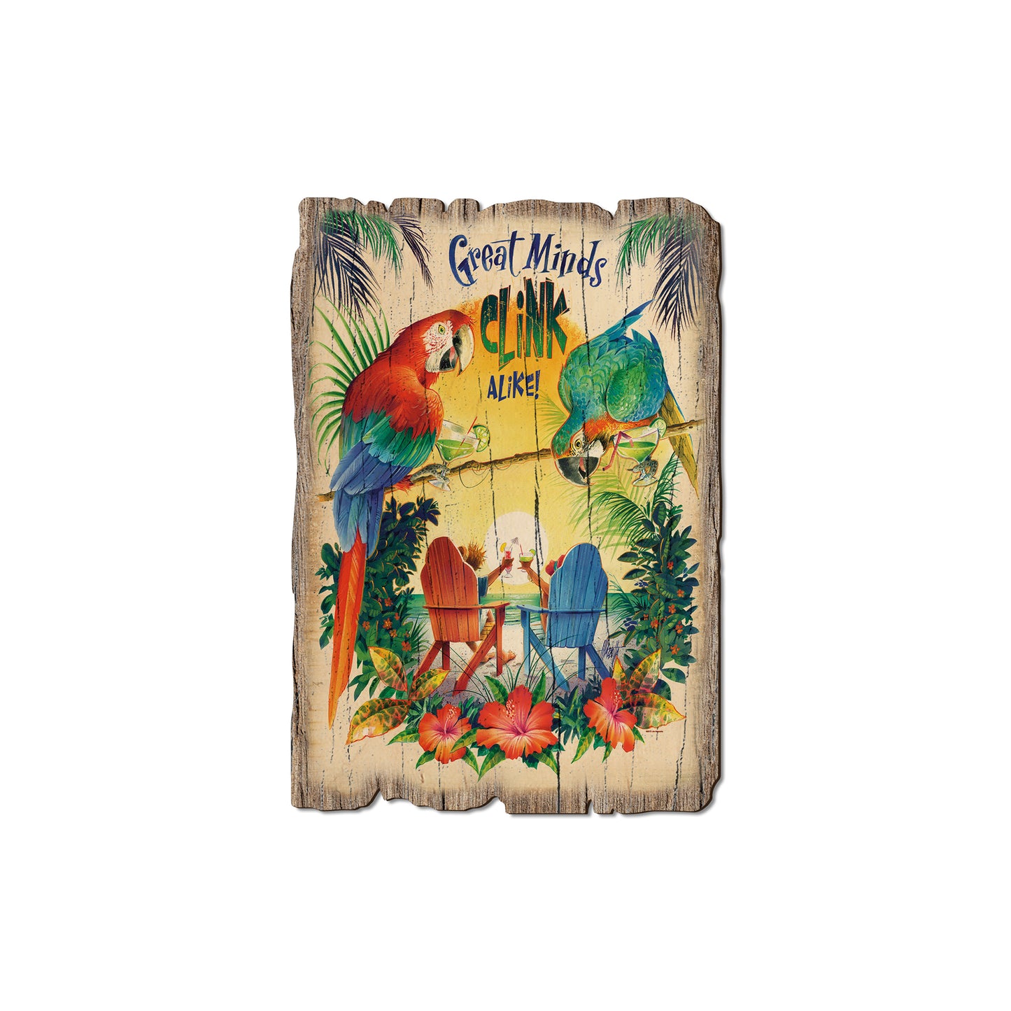 Mazzotta's Great Minds Clink Alike - Rustic Edge Postcards & Magnets Rustic Edge Magnet (5pk // $2.80ea)