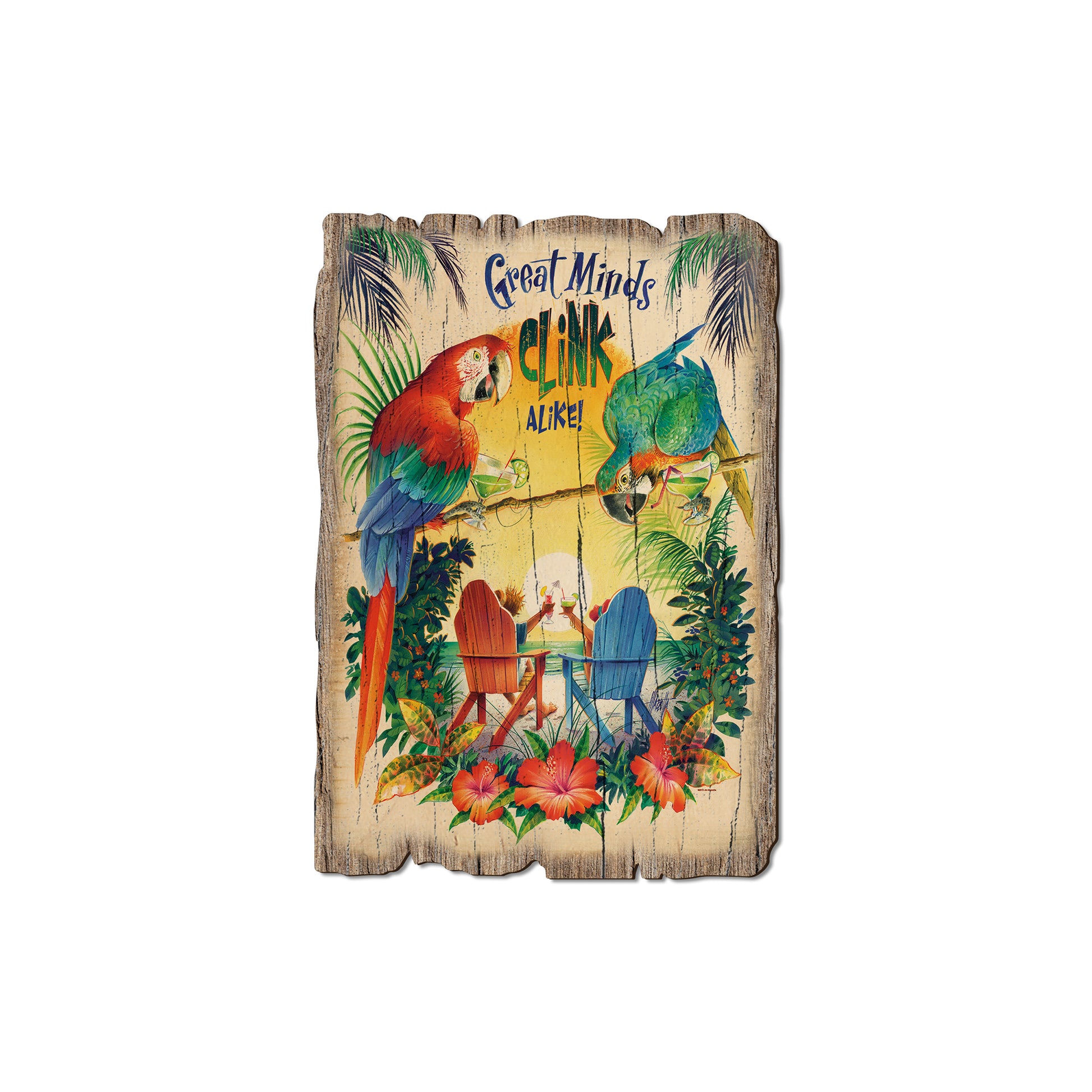 Mazzotta's Great Minds Clink Alike - Rustic Edge Postcards & Magnets Rustic Edge Magnet (5pk // $2.80ea)