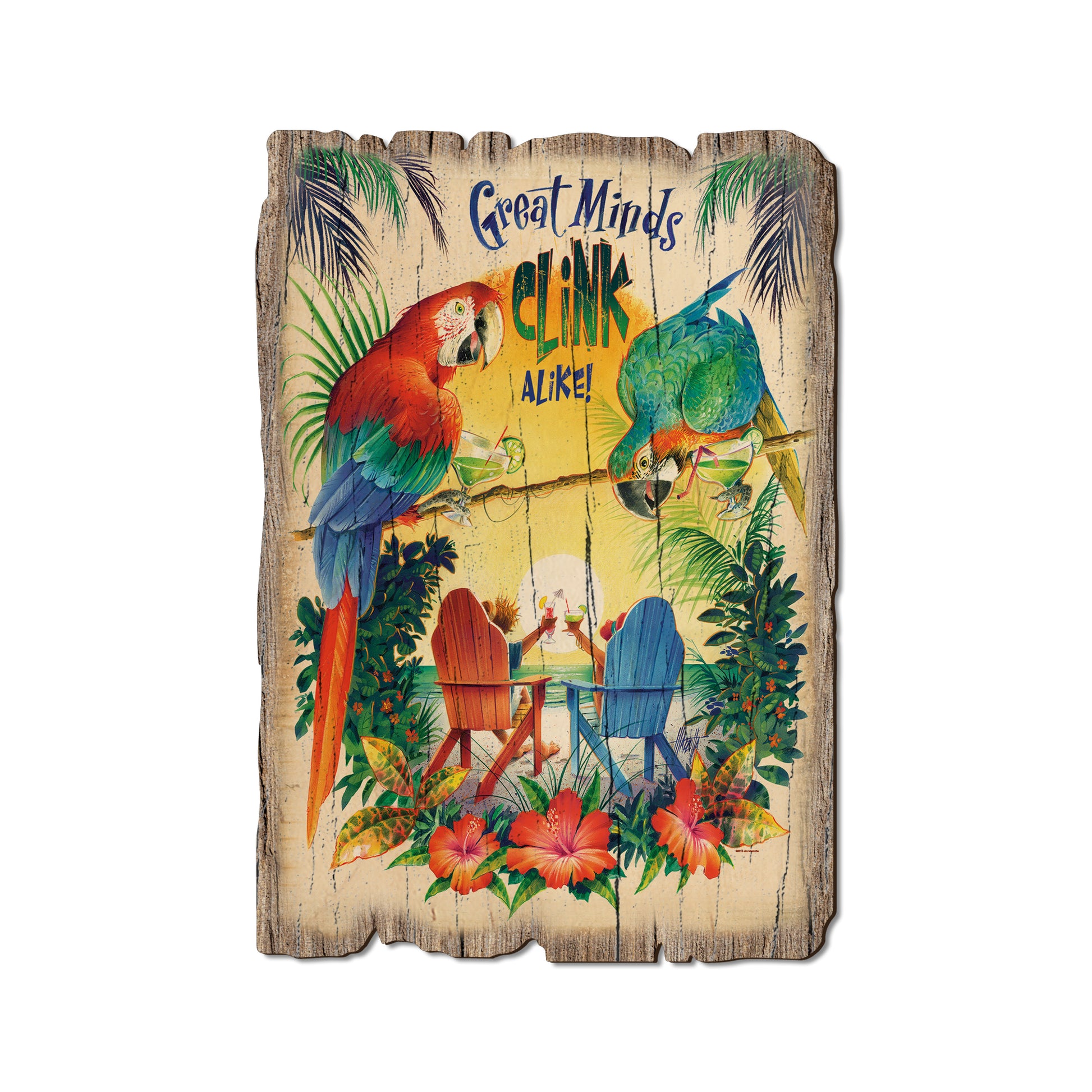 Mazzotta's Great Minds Clink Alike - Rustic Edge Postcards & Magnets Rustic Edge Postcard (5pk // $2.80ea)