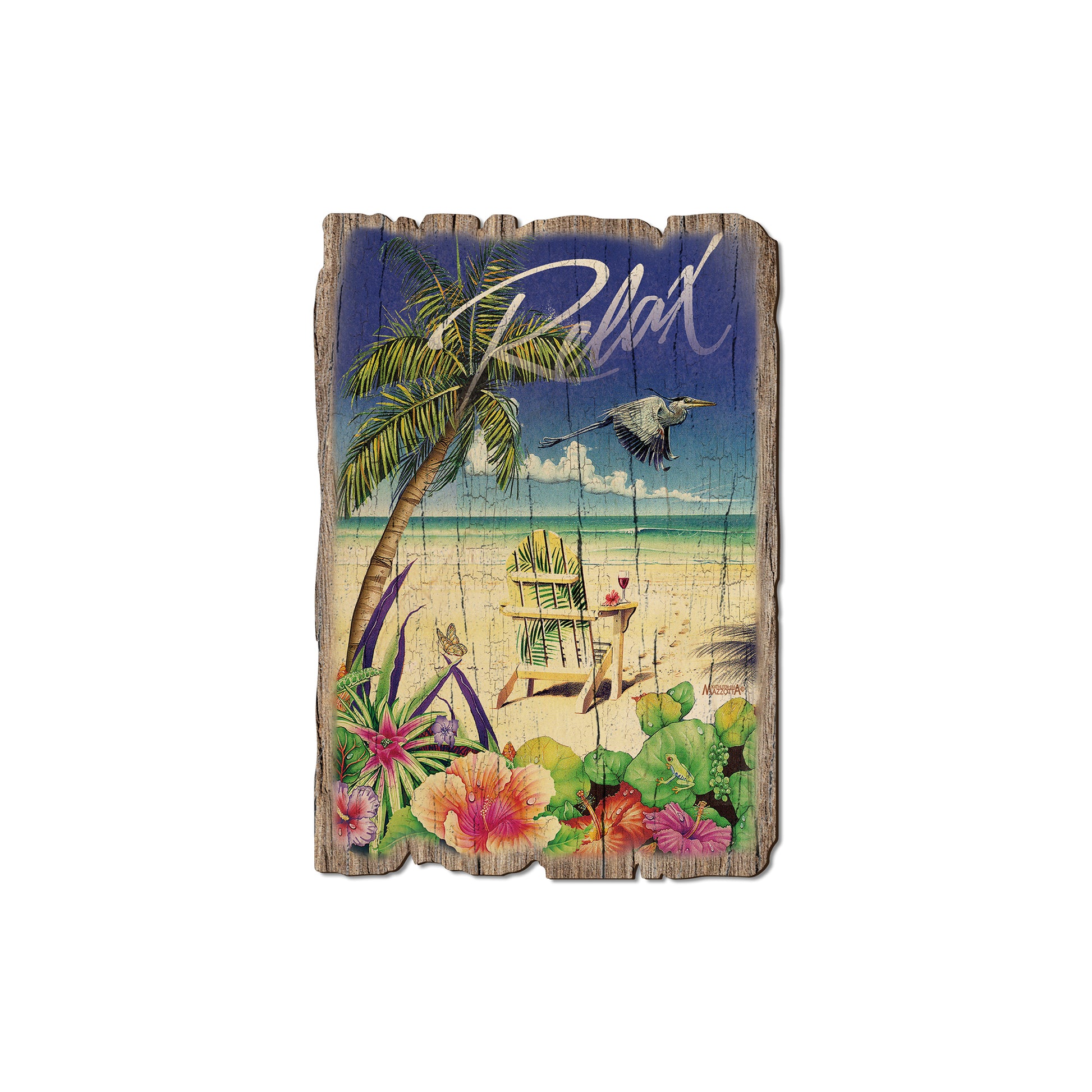 Mazzotta's Palm Chair - Rustic Edge Postcards & Magnets Rustic Edge Magnet (5pk // $2.80ea)