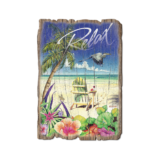 Greeting Card: Weathered Edge - Mazzotta's Palm Chair