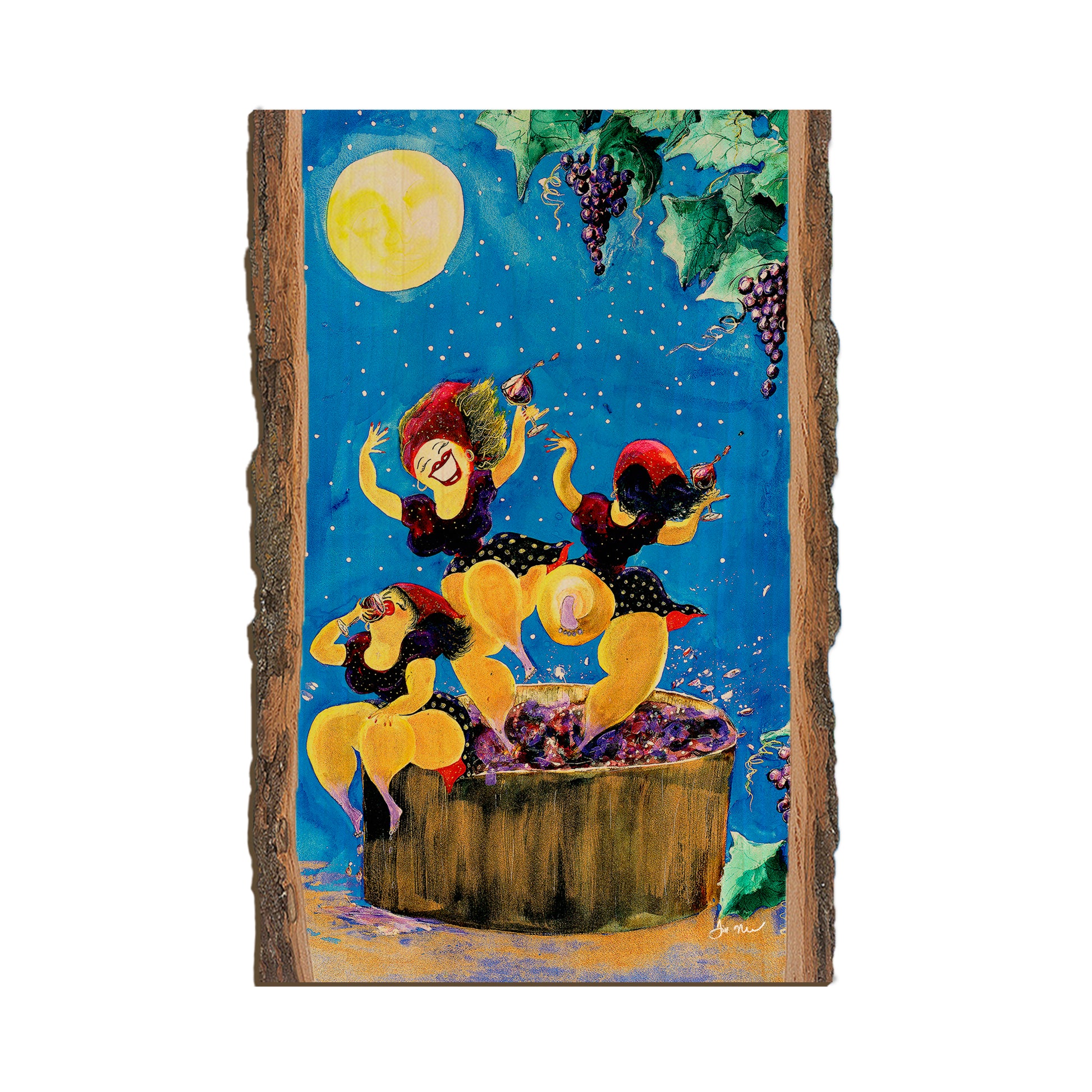 Neal's Bacchus Babes - Live Edge Live Edge Postcard (5pk // $2.80ea)