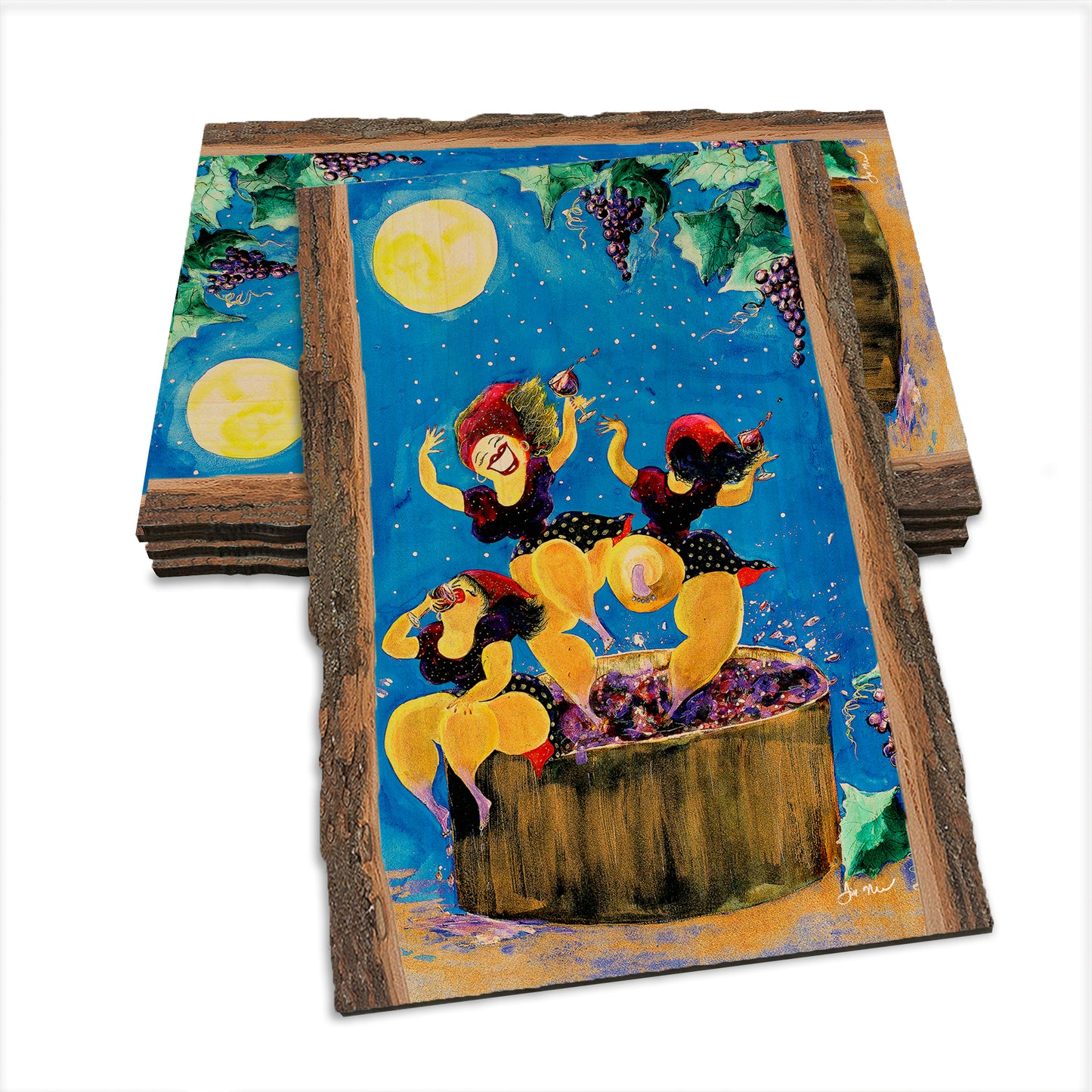 Neal's Bacchus Babes - Live Edge Live Edge Postcard (5pk // $2.80ea)