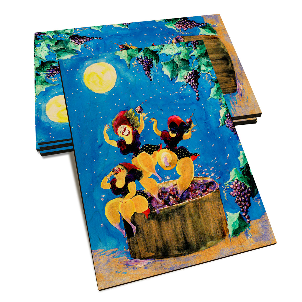 Neal's Bacchus Babes - Classic Edge Classic Edge Postcard (5pk // $2.80ea)