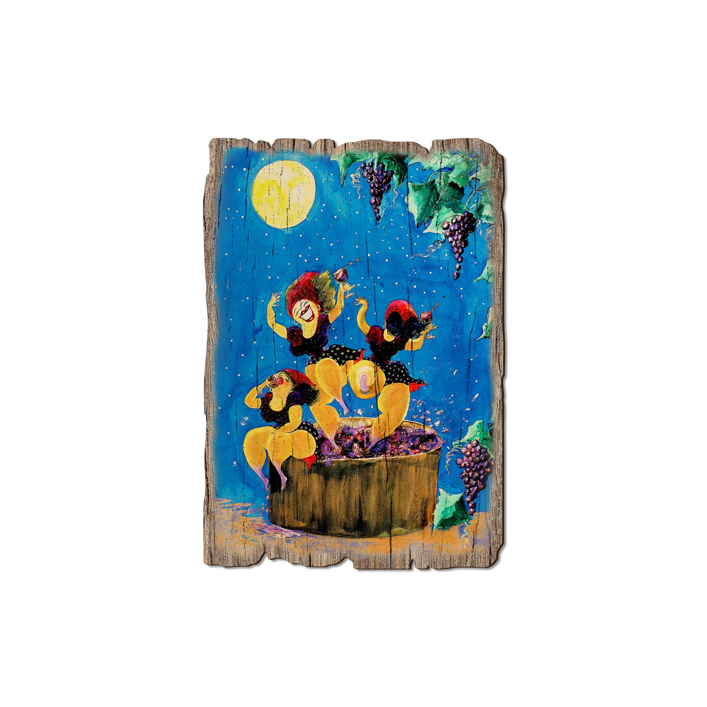 Neal's Bacchus Babes - Rustic Edge Postcards & Magnets Rustic Edge Magnet (5pk // $2.80ea)