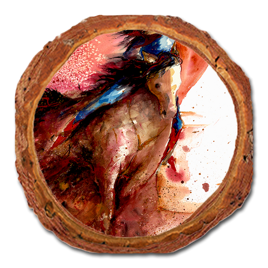 Coaster: Live Edge - Neal's Barrel Rider (Pack of 5)