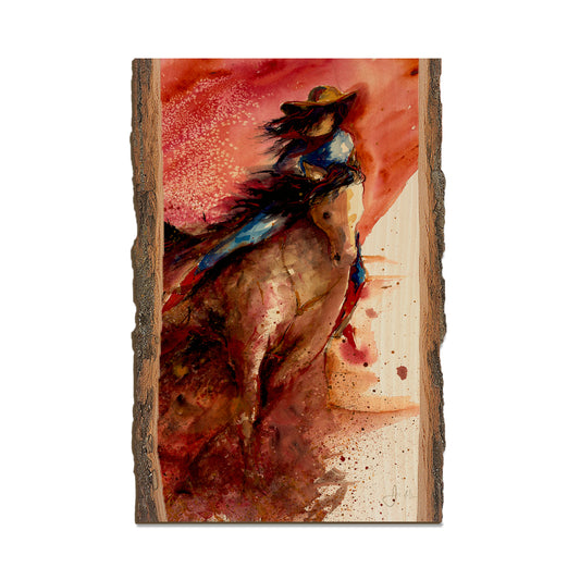 Neal's Barrel Rider - Live Edge Live Edge Postcard (5pk // $2.80ea)