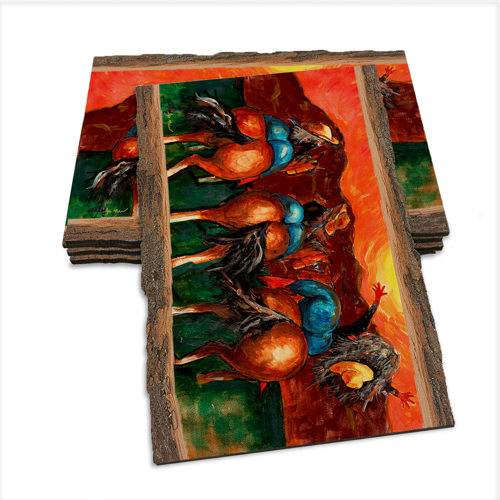 Neal's Bun Riders - Live Edge Live Edge Postcard (5pk // $2.80ea)