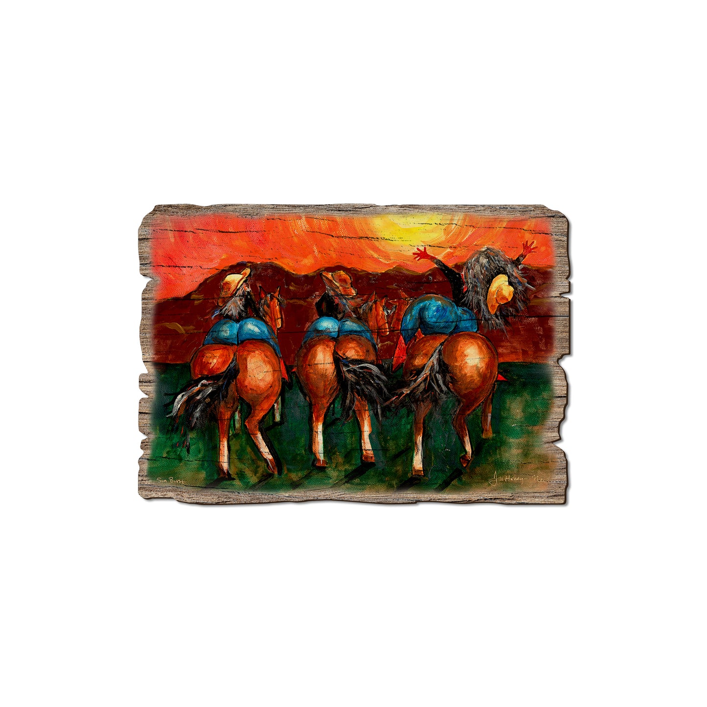 Neal's Bun Riders - Rustic Edge Postcards & Magnets Rustic Edge Magnet (5pk // $2.80ea)