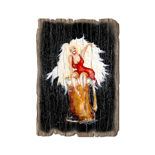 Greeting Card: Weathered Edge - Neal's Beer Sheba