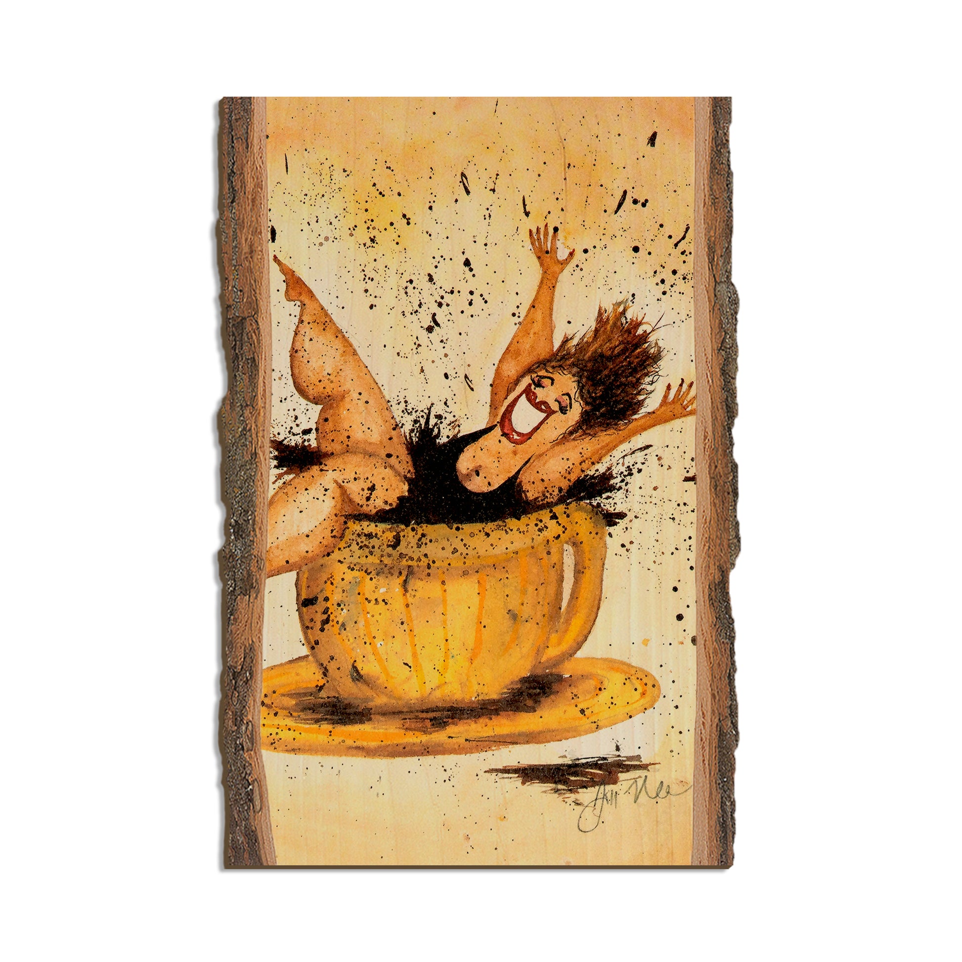 Neal's Caffeine Queen - Live Edge Live Edge Postcard (5pk // $2.80ea)