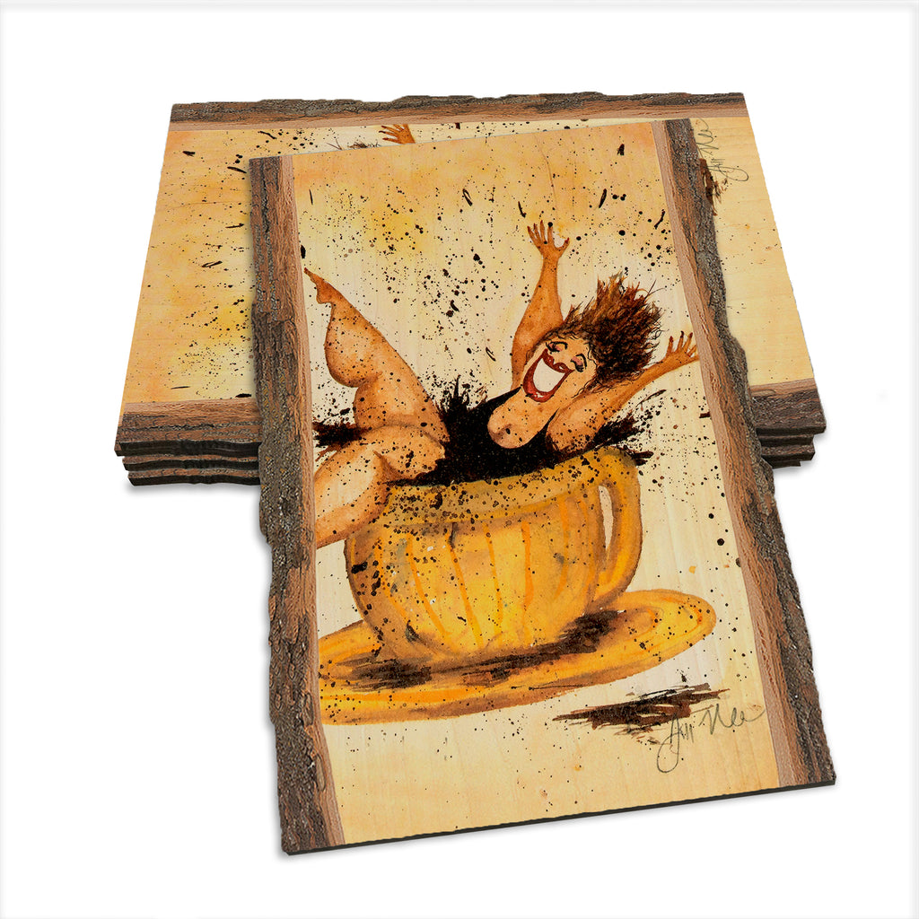 Neal's Caffeine Queen - Live Edge Live Edge Postcard (5pk // $2.80ea)