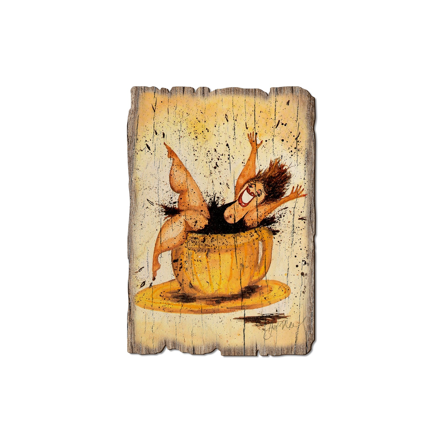 Neal's Caffeine Queen - Rustic Edge Postcards & Magnets Rustic Edge Magnet (5pk // $2.80ea)
