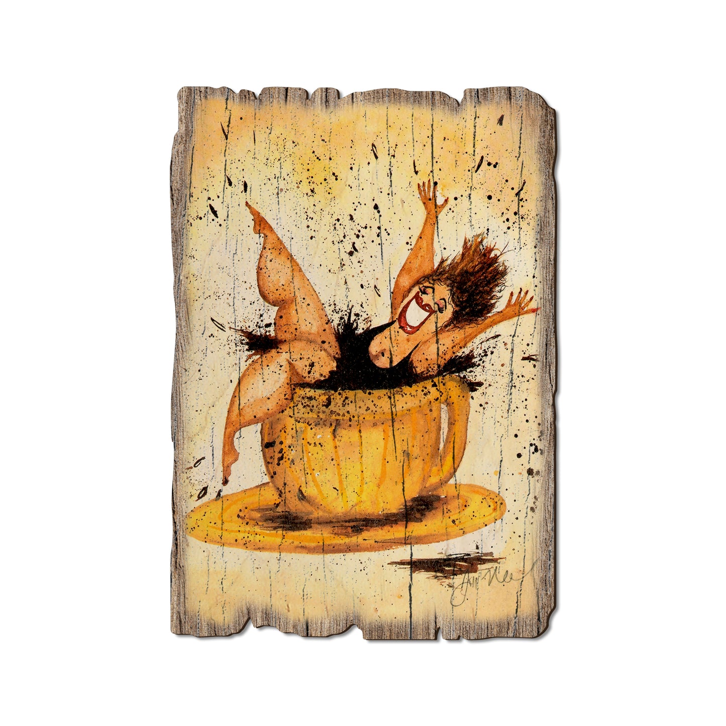 Neal's Caffeine Queen - Rustic Edge Postcards & Magnets Rustic Edge Postcard (5pk // $2.80ea)
