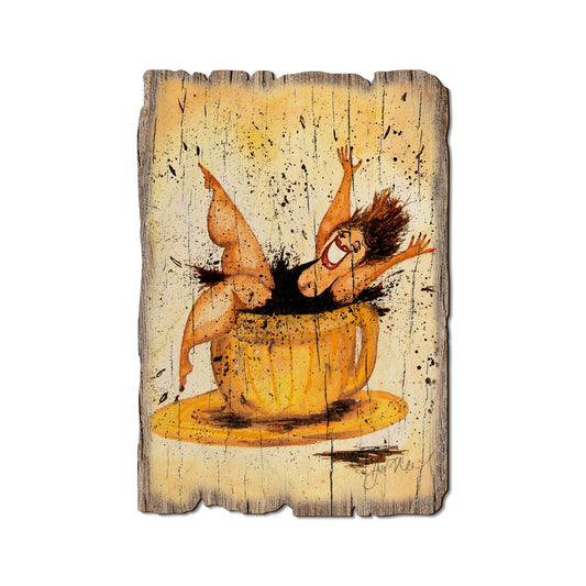 Neal's Caffeine Queen - Rustic Edge Postcards & Magnets Rustic Edge Postcard (5pk // $2.80ea)