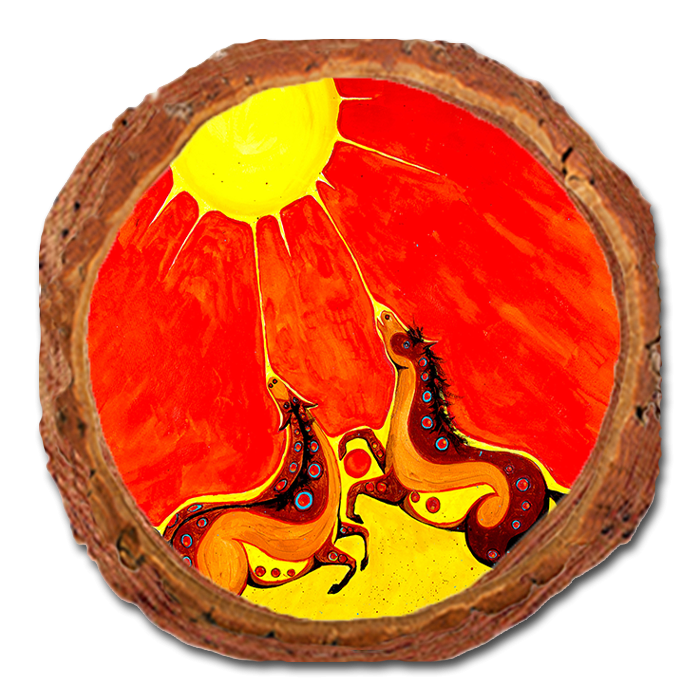 Coaster: Live Edge - Neal's Desert Spirits (Pack of 5)