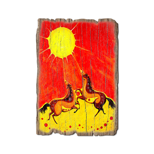 Greeting Card: Weathered Edge - Neal's Desert Spirits