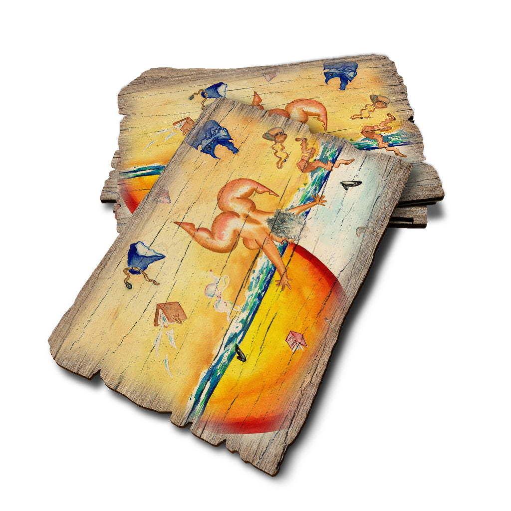 Neal's Free At Last - Weathered Edge Rustic Edge Postcard (5pk // $2.80ea)