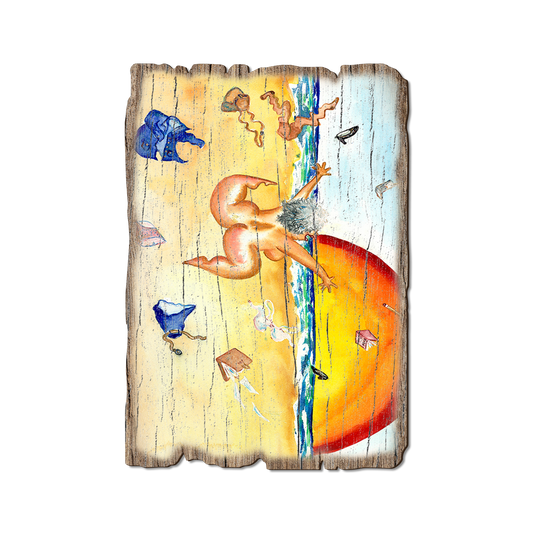 Greeting Card: Weathered Edge - Neal's Free at Last