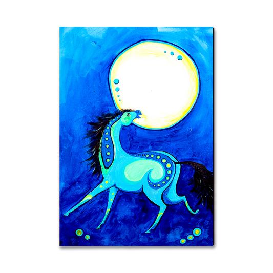 Magnet: Classic Edge - Neal's Moody Blue