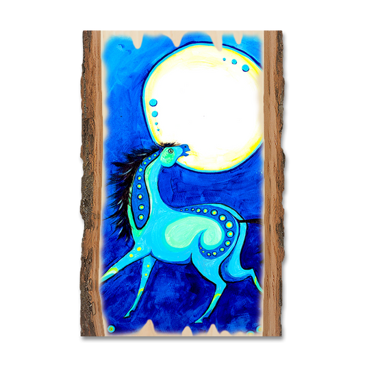 Greeting Card: Live Edge - Neal's Moody Blue