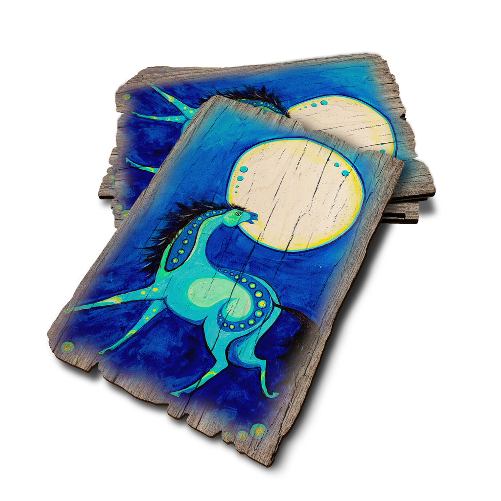 Neal's Moody Blue - Weathered Edge Rustic Edge Postcard (5pk // $2.80ea)