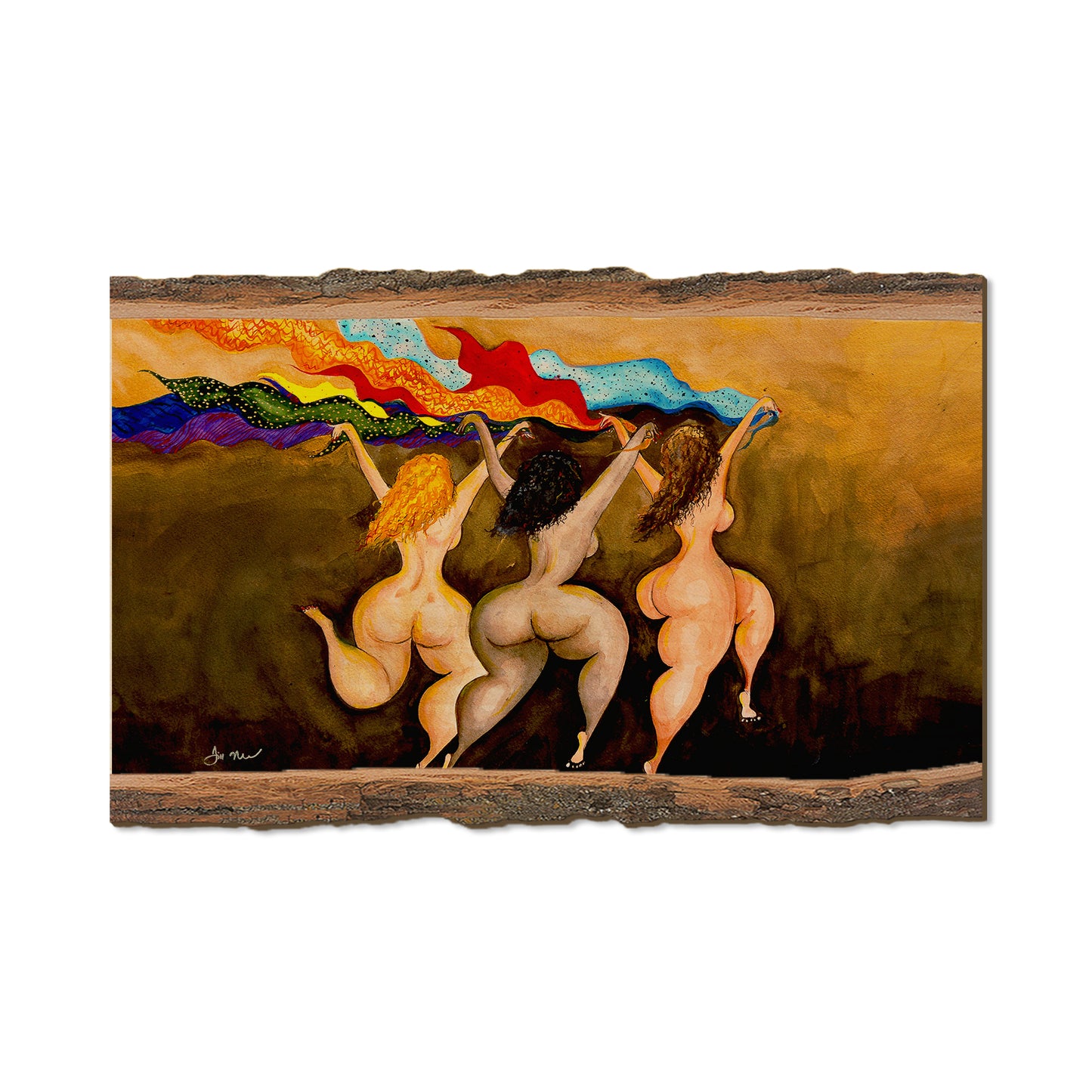 Neal's Many Colors - Live Edge Live Edge Magnet (5pk // $2.80ea)