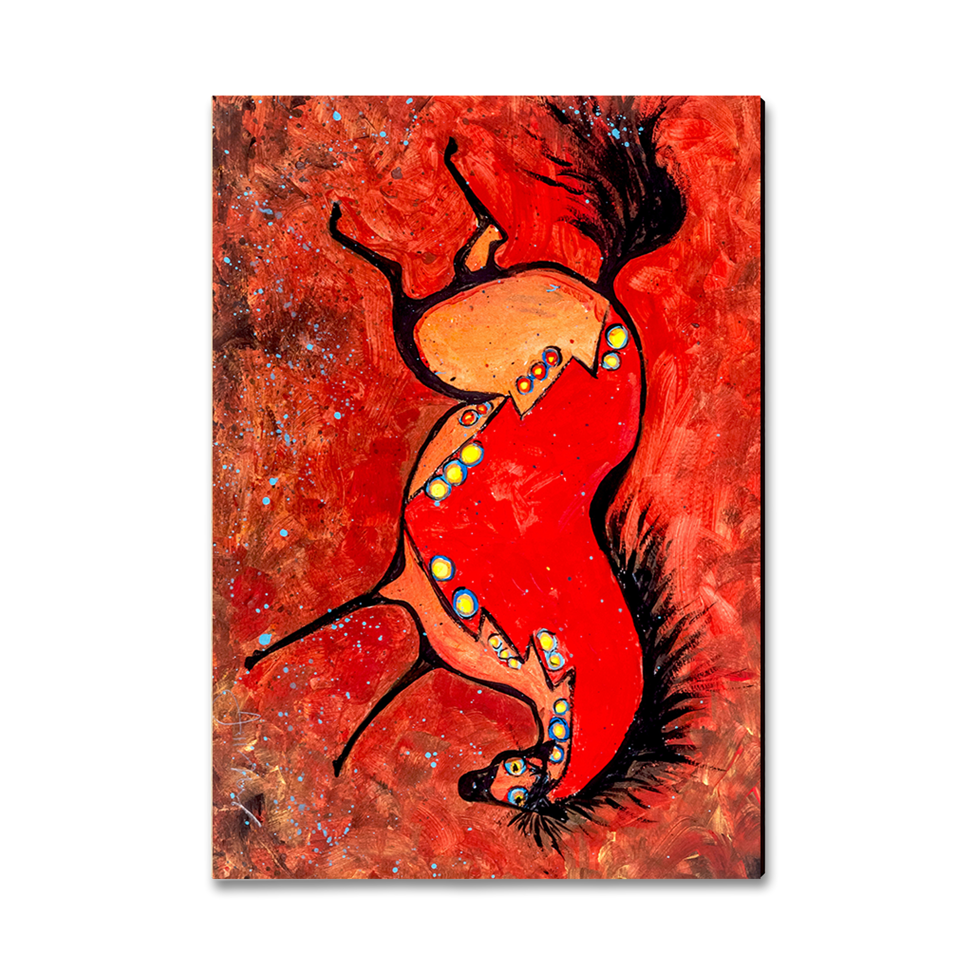Greeting Card: Classic Edge - Neal's Phat Red