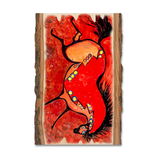 Greeting Card: Live Edge - Neal's Phat Red