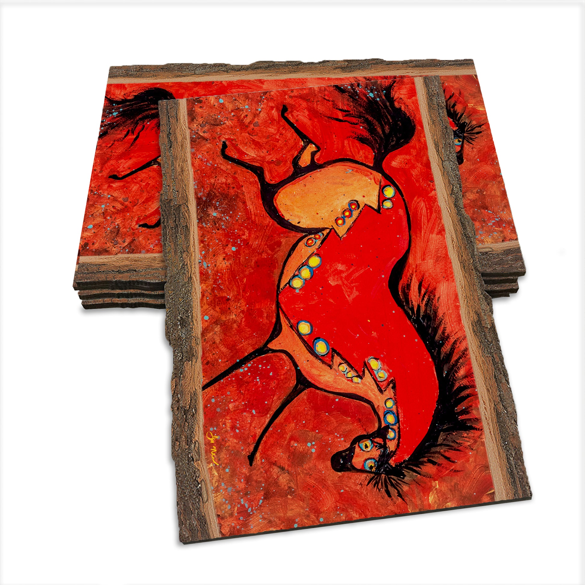 Neal's Phat Red - Live Edge Live Edge Postcard (5pk // $2.80ea)