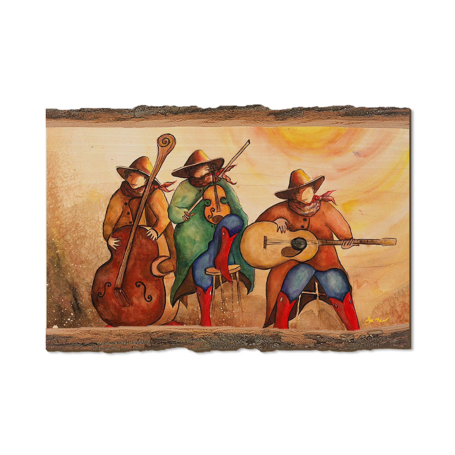 Neal's Red Boot Trio - Live Edge Live Edge Postcard (5pk // $2.80ea)