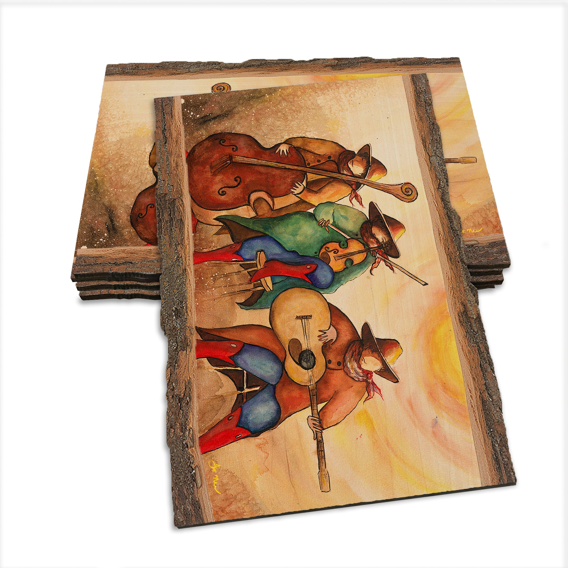 Neal's Red Boot Trio - Live Edge Live Edge Postcard (5pk // $2.80ea)
