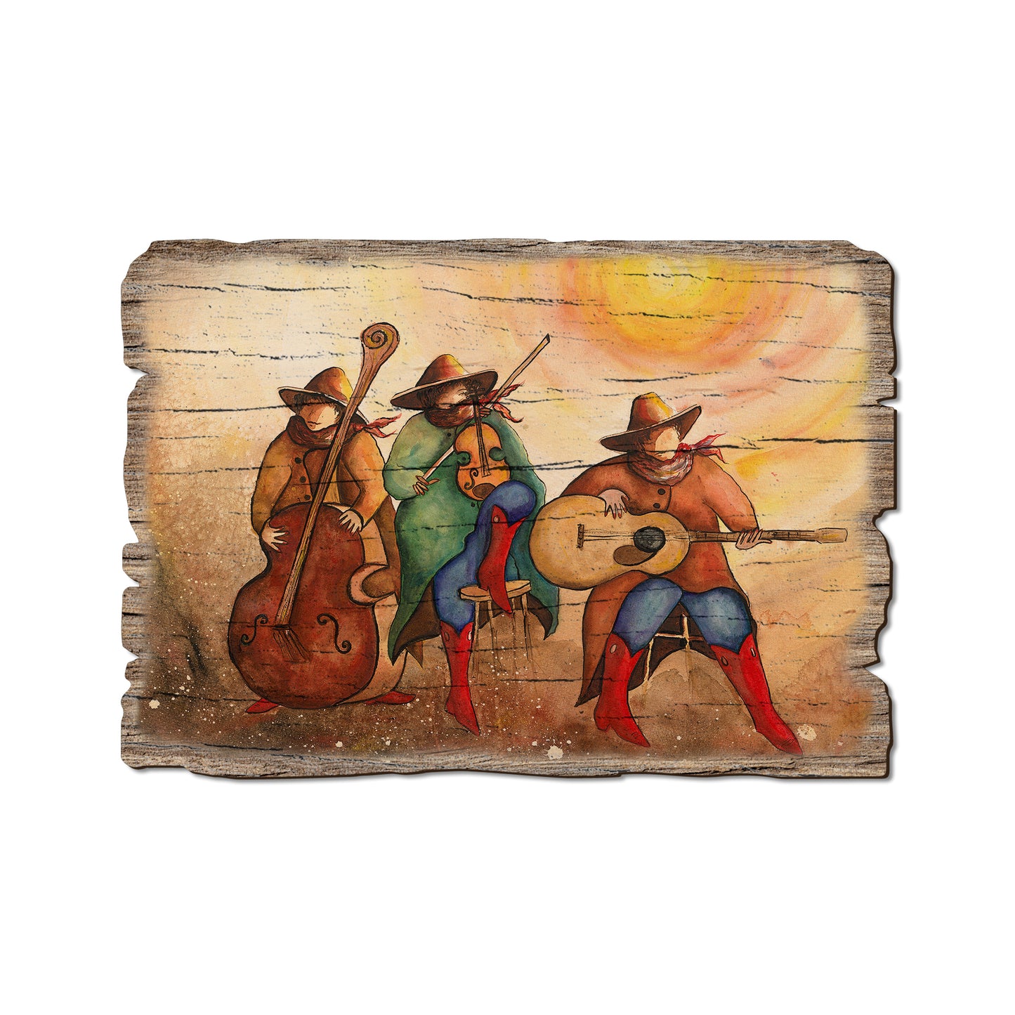 Neal's Red Boot Trio - Rustic Edge Postcards & Magnets Rustic Edge Postcard (5pk // $2.80ea)