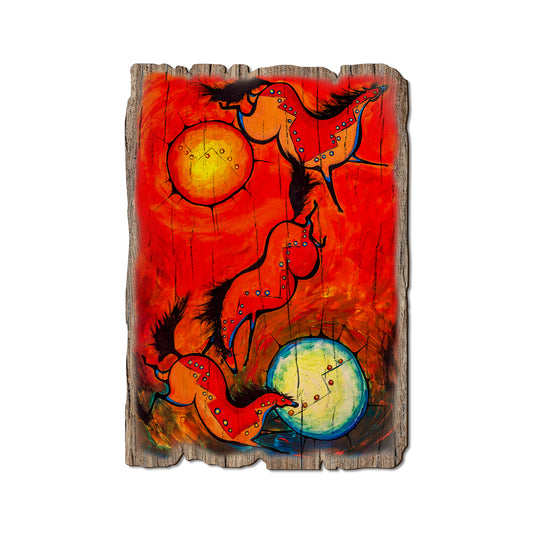 Neal's Red Horses - Rustic Edge Postcards & Magnets Rustic Edge Postcard (5pk // $2.80ea)