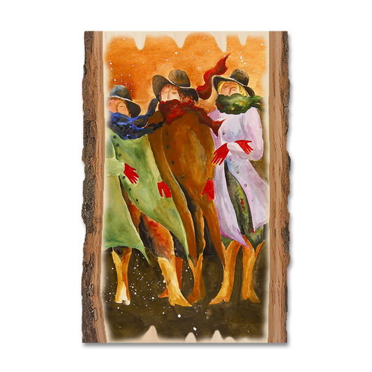Greeting Card: Live Edge - Neal's Seasons