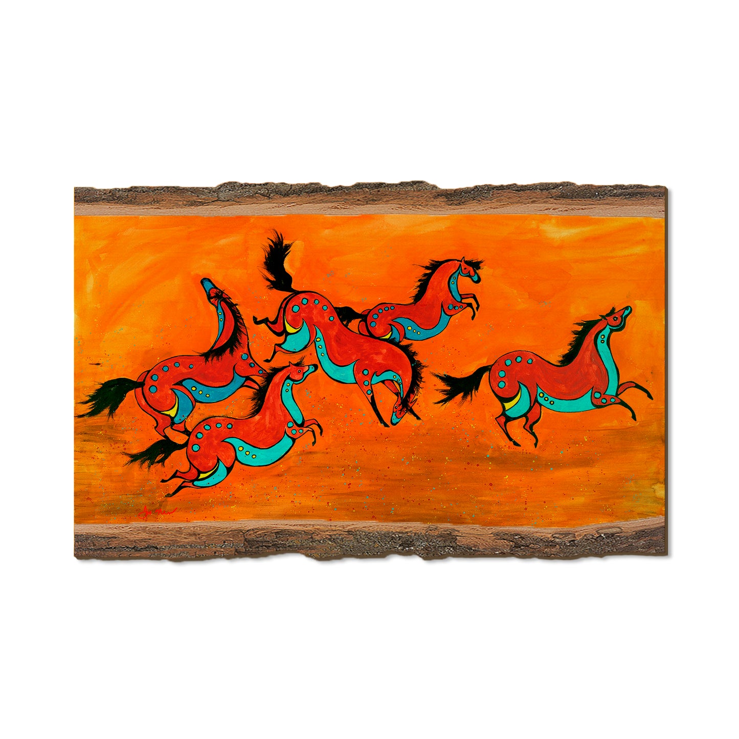 Neal's Sun Moon Horses - Live Edge Live Edge Magnet (5pk // $2.80ea)