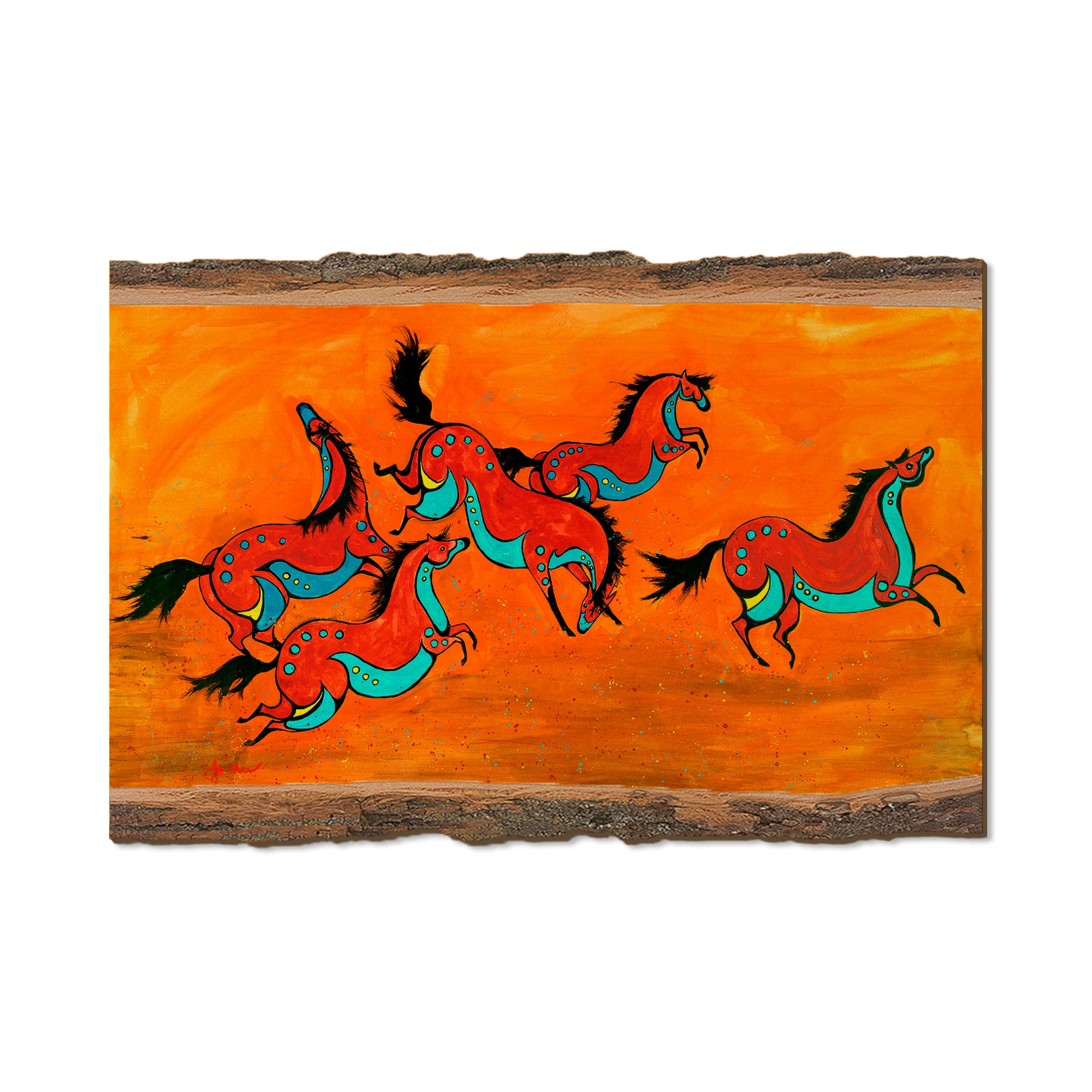Neal's Sun Moon Horses - Live Edge Live Edge Postcard (5pk // $2.80ea)