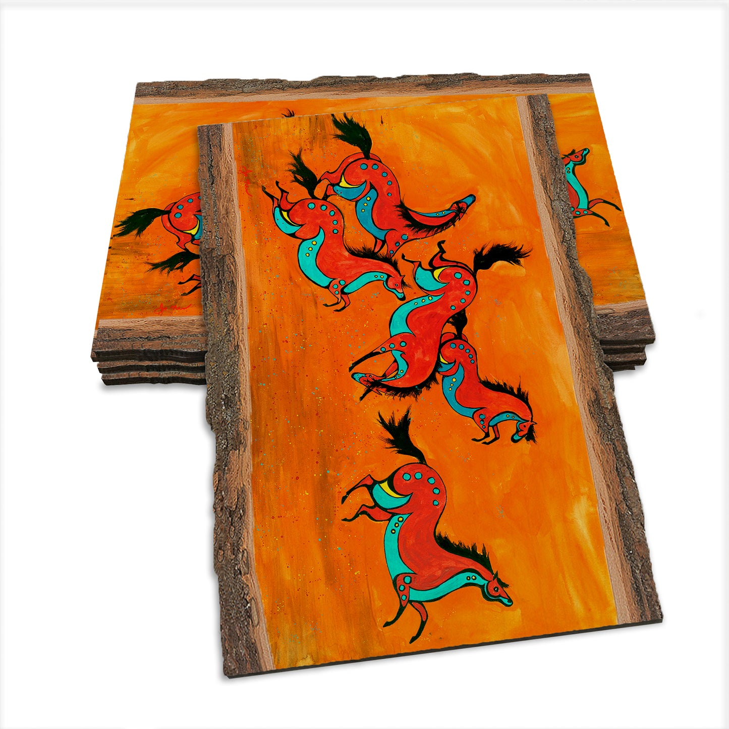 Neal's Sun Moon Horses - Live Edge Live Edge Postcard (5pk // $2.80ea)