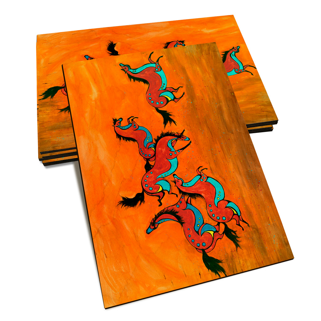 Neal's Sun Moon Horses - Classic Edge Classic Edge Postcard (5pk // $2.80ea)