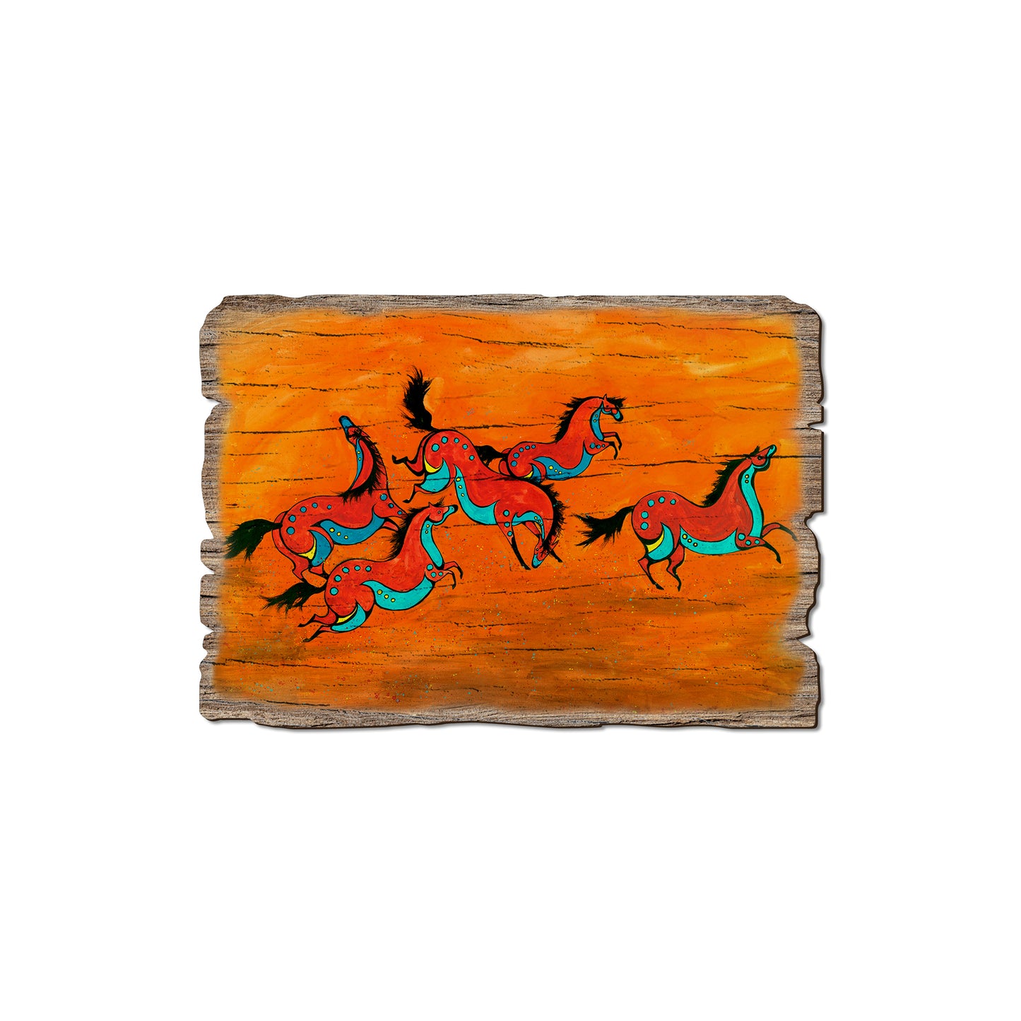 Neal's Sun Moon Horses - Rustic Edge Postcards & Magnets Rustic Edge Magnet (5pk // $2.80ea)