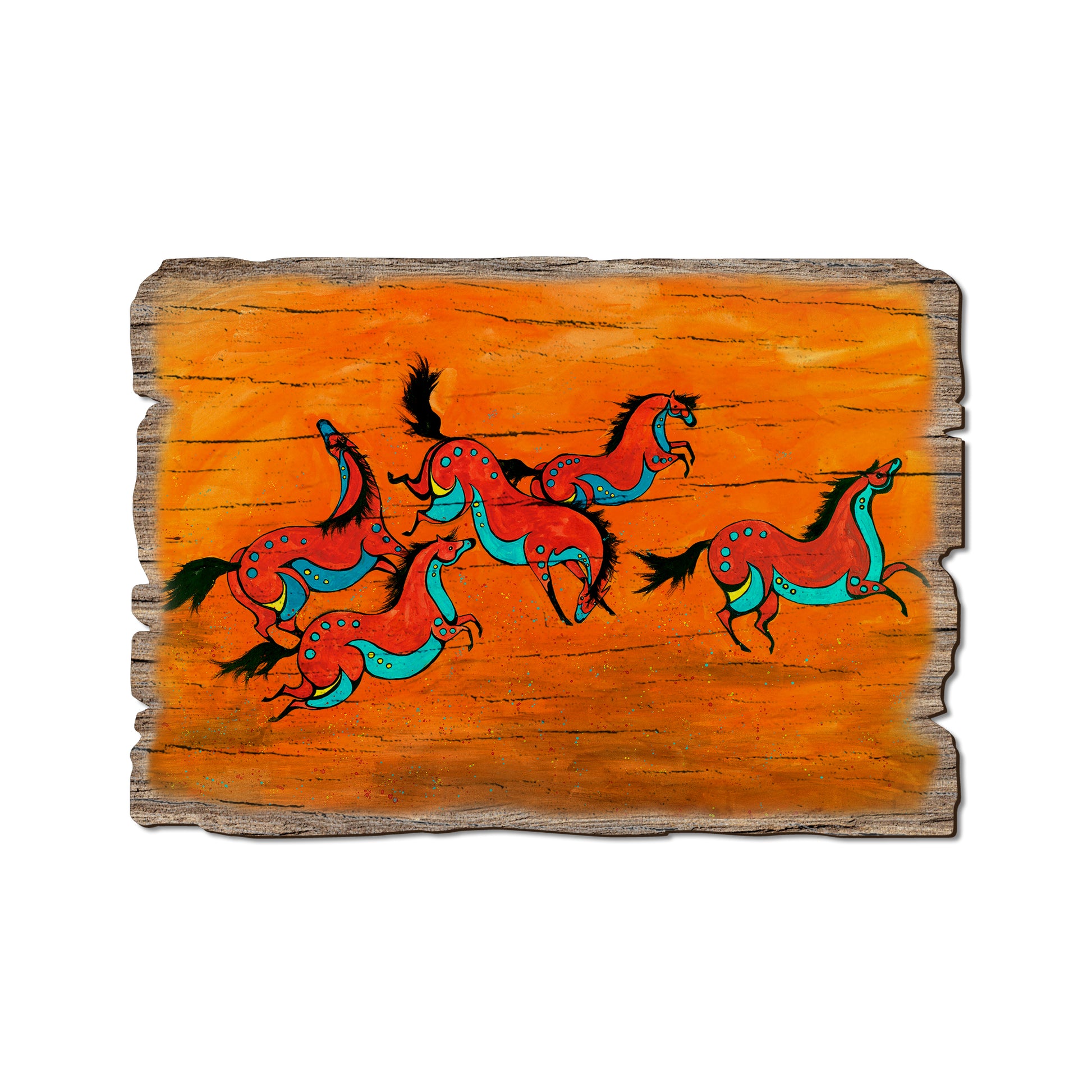 Neal's Sun Moon Horses - Rustic Edge Postcards & Magnets Rustic Edge Postcard (5pk // $2.80ea)