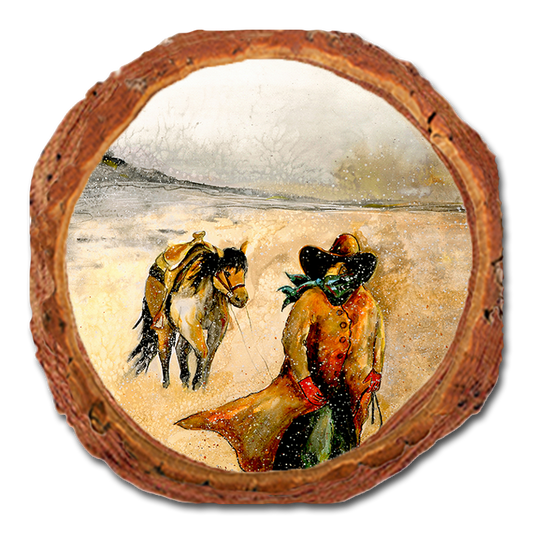 Coaster: Live Edge - Neal's Sojourn