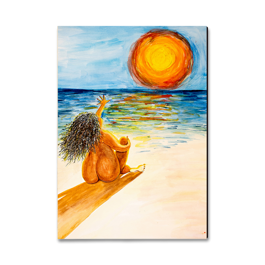 Greeting Card: Classic Edge - Neal's Sol Salute