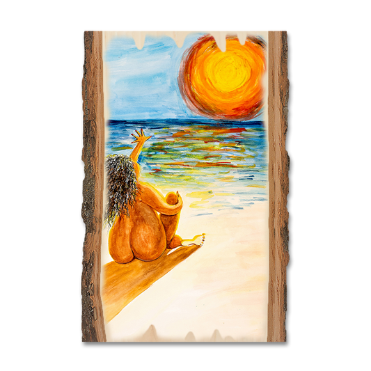 Greeting Card: Live Edge - Neal's Sol Salute