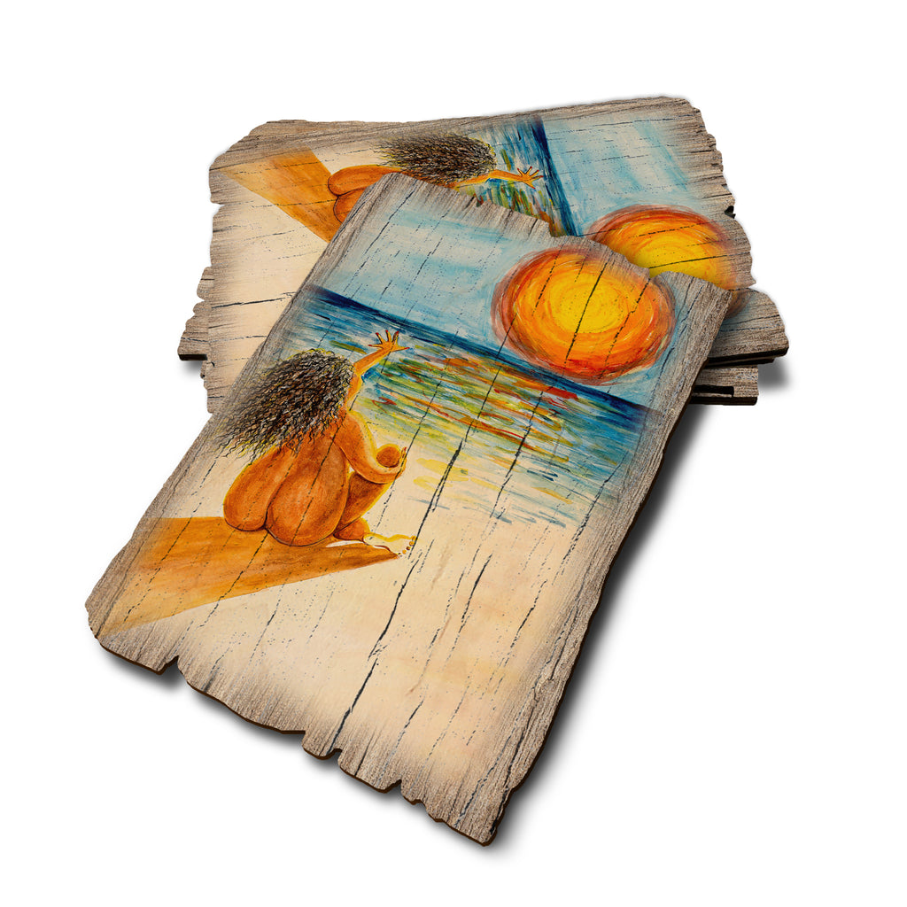 Neal's Sol Salute - Weathered Edge Rustic Edge Postcard (5pk // $2.80ea)