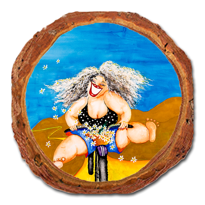 Coaster: Live Edge - Neal's The Flowergirl (Pack of 5)