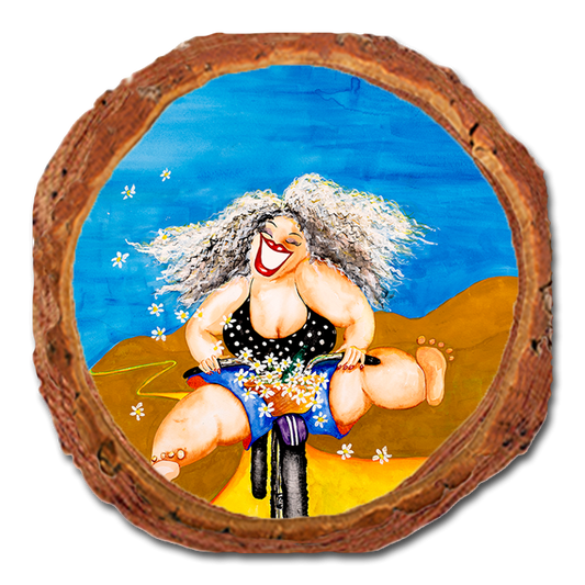 Coaster: Live Edge - Neal's The Flowergirl (Pack of 5)