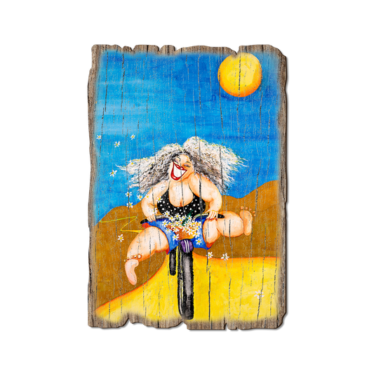 Greeting Card: Weathered Edge - Neal's The Flowergirl (Pack of 5)