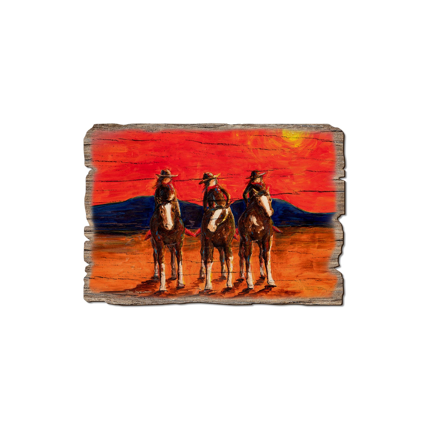 Neal's Three Horsewomen - Rustic Edge Postcards & Magnets Rustic Edge Magnet (5pk // $2.80ea)